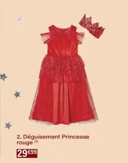 Monoprix Déguisement princesse rouge offre