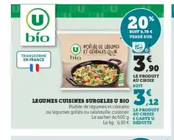 U Express Legumes cuisines surgeles u bio offre