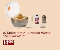Monoprix Make it mini jurassic world miniverse offre