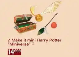 Monoprix Make it mini harry potter miniverse offre