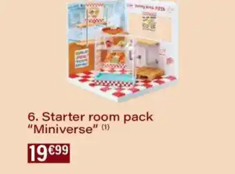 Monoprix Starter room pack miniverse offre