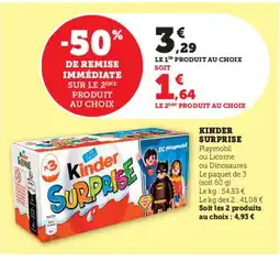 U Express KINDERSurprise offre