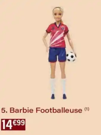 Monoprix Barbie footballeuse offre