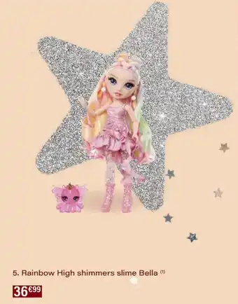 Monoprix Rainbow high shimmers slime bella offre
