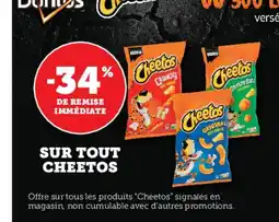 U Express CHEETOS Sur tout offre