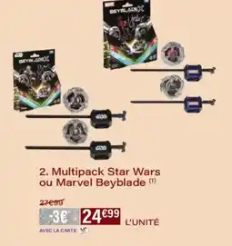 Monoprix Multipack star wars ou marvel beyblade (1) offre