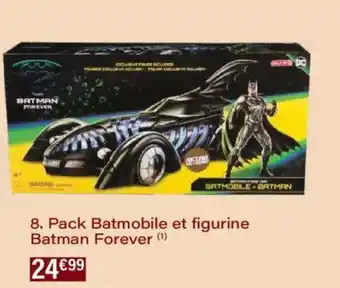 Monoprix Pack batmobile et figurine batman forever offre