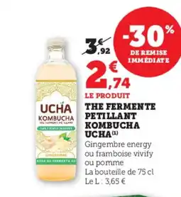 U Express The fermente petillant kombucha ucha offre