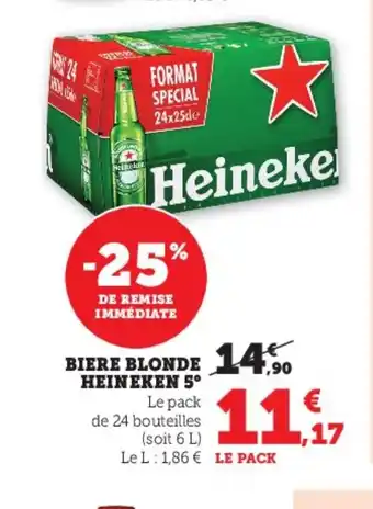 HEINEKEN Biere blonde