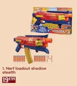 Monoprix Nerf loadout shadow stealth offre