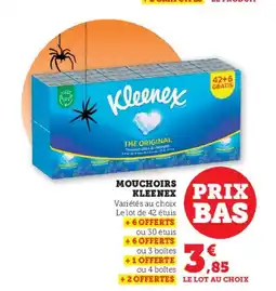 U Express KLEENEX Mouchoirs offre