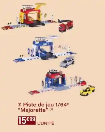 Monoprix Piste de jeu 1/64e majorette offre