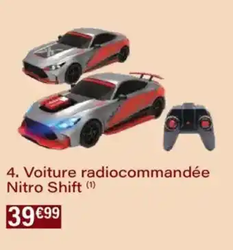 Monoprix Voiture radiocommandée nitro shift offre