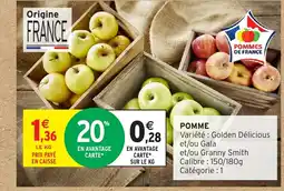 Intermarché Express Pomme offre