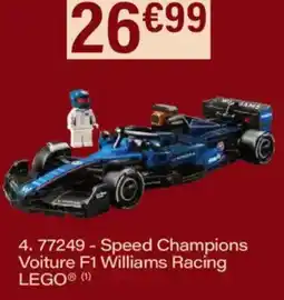 Monoprix 77249-speed champions voiture f1 williams racing lego offre