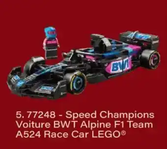 Monoprix 77248 - speed champions voiture bwt alpine f1 team a524 race car lego offre
