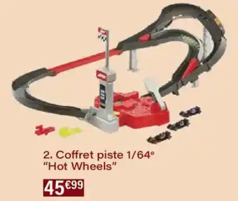 Monoprix Coffret piste 1/64 hot wheels offre
