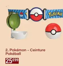 Monoprix Pokémon - ceinture pokéball offre