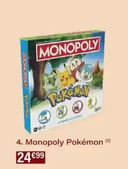 Monoprix Monopoly pokémon offre