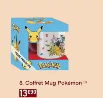 Monoprix Coffret mug pokémon offre