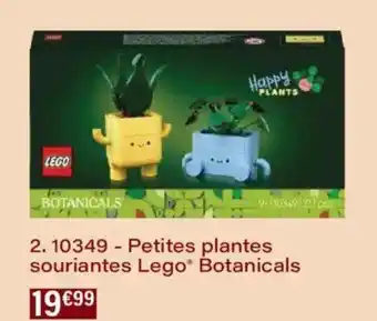 Monoprix 10349 - petites plantes souriantes lego botanicals offre