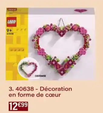 Monoprix 40638 - décoration en forme de cœur offre
