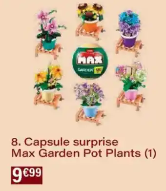 Monoprix Capsule surprise max garden pot plants offre