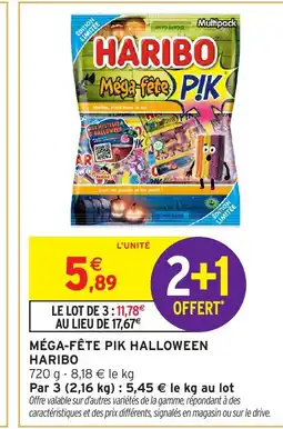 Intermarché Express HARIBO Méga-fête pik halloween offre
