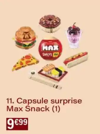 Monoprix Capsule surprise max snack offre