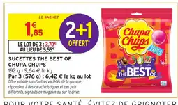 Intermarché Express CHUPA CHUPS Sucettes the best of offre