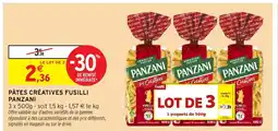 Intermarché Express PANZANI Pâtes créatives fusilli offre