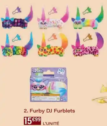 Monoprix Furby dj furblets offre