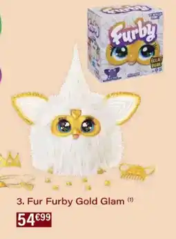 Monoprix Fur furby gold glam offre