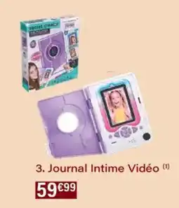 Monoprix Journal intime vidéo offre