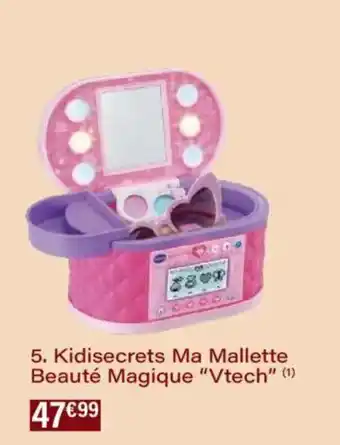 Monoprix Kidisecrets ma mallette beauté magique vtech offre