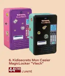 Monoprix Kidisecrets mon casier magiclocker vtech offre