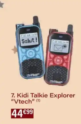 Monoprix Kidi Talkie Explorer Vtech offre