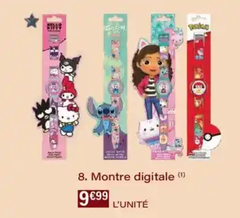 Monoprix Montre digitale offre
