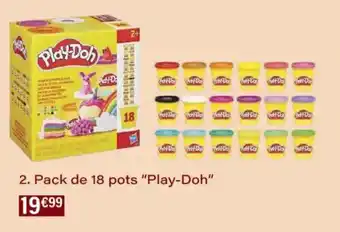 Monoprix Pack de 18 pots play-doh offre