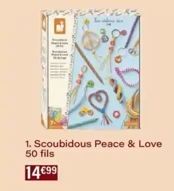Monoprix Scoubidous peace & love offre
