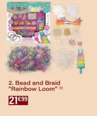 Monoprix Bead and braid rainbow loom offre