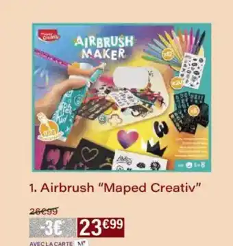 Monoprix Airbrush maped creativ offre