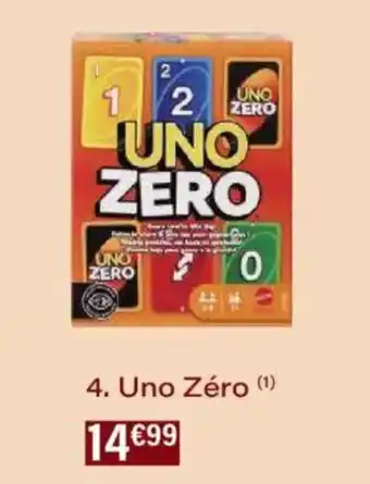 Monoprix Uno zéro offre