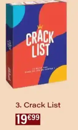 Monoprix Crack list offre