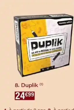 Monoprix Duplik offre