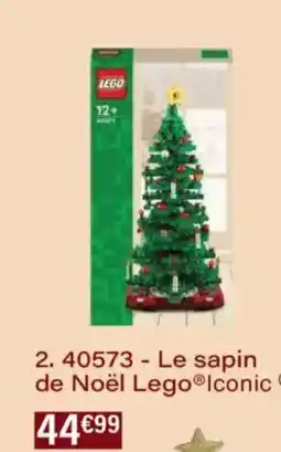 Monoprix 40573 - le sapin de noël lego iconic offre