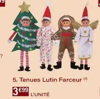 Monoprix Tenues lutin farceur offre