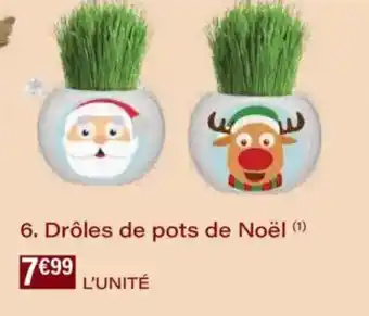 Monoprix Drôles de pots de noël offre