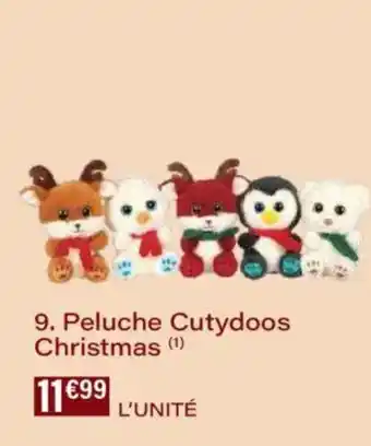 Monoprix Peluche cutydoos christmas offre