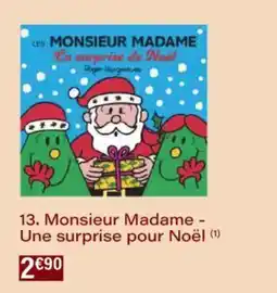 Monoprix Monsieur madame - une surprise pour noël offre